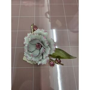 Vintage Floral Brooch Pin Foster